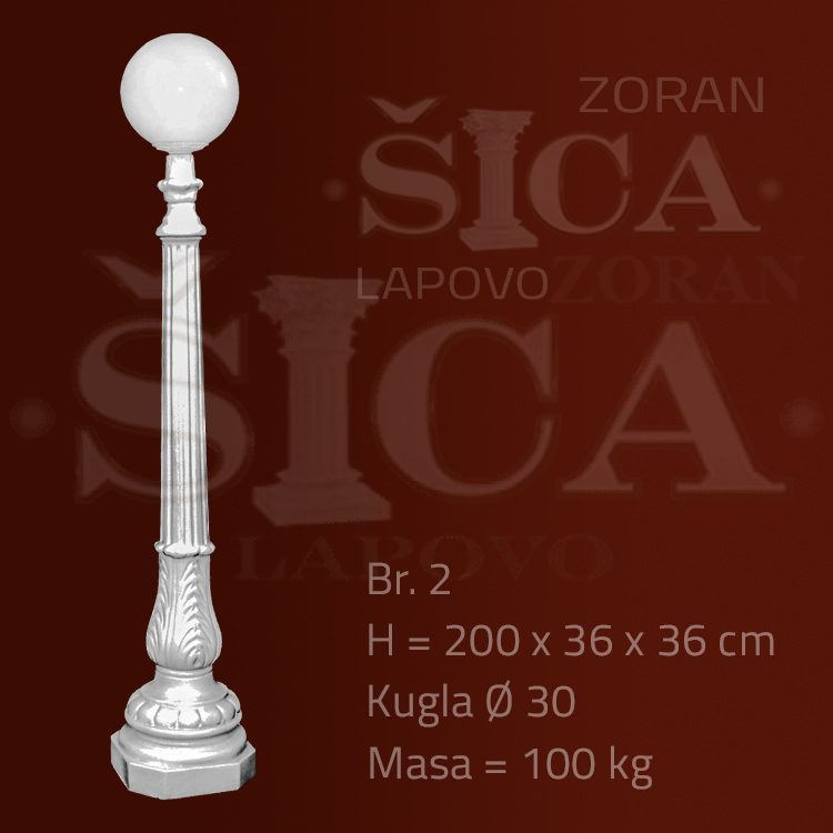 Srednje visine stub lampion