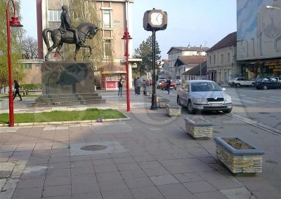 Referenca pešačka zona Lapovo 3