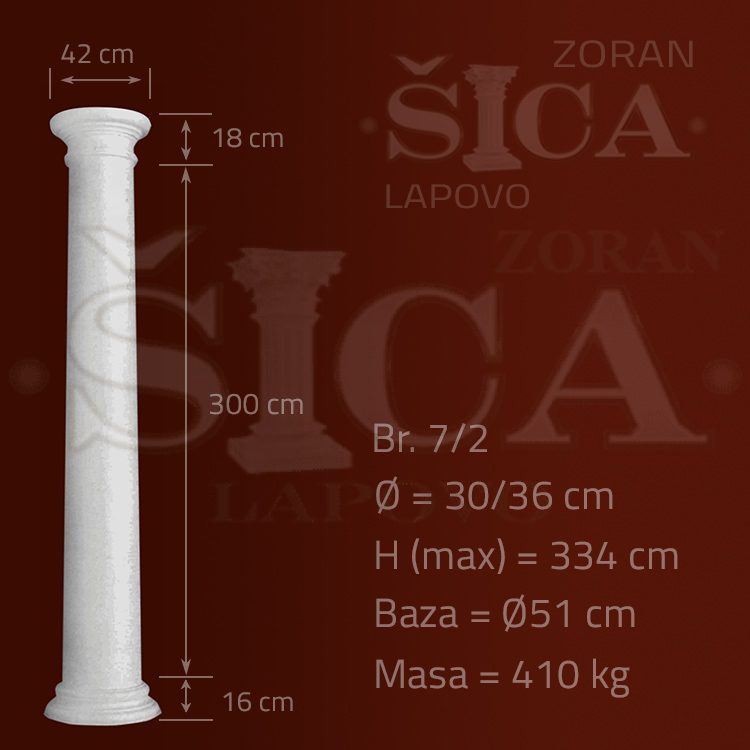 Konusni veći grčki stub